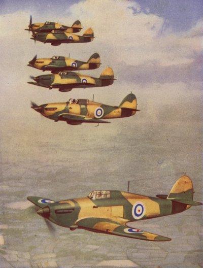 Hawker Hurricanes by English Photographer