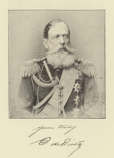 His Excellency General de Richter by English Photographer