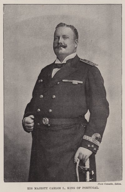 His Majesty Carlos I, King of Portugal by English Photographer