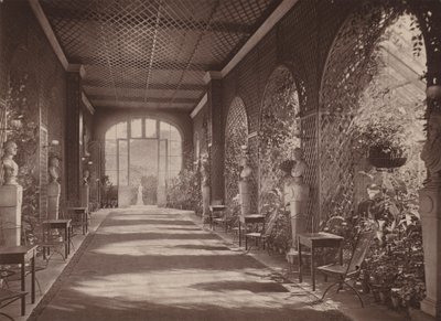 Holland House, London: Conservatory leading from Ball Room by English Photographer