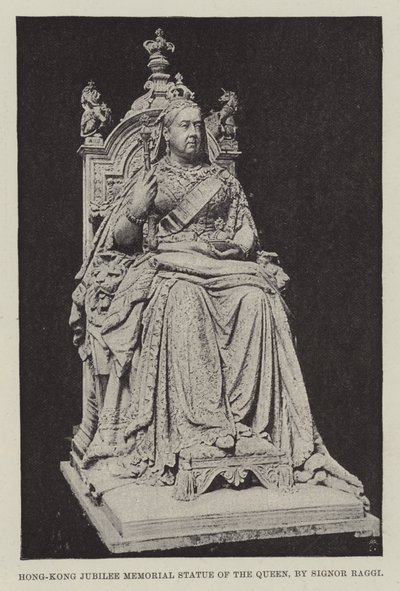 Hong-Kong Jubilee Memorial Statue of the Queen, by Signor Raggi by English Photographer