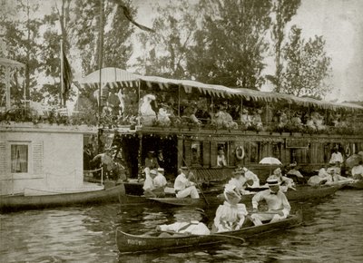 House-Boats at Henley by English Photographer