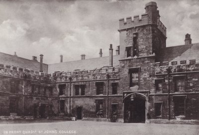 In Front Quadrangle, St Johns College by English Photographer