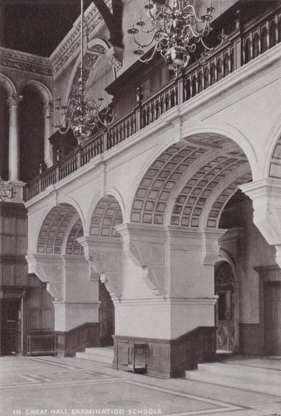 In Great Hall, Examination Schools by English Photographer