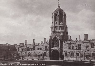 In the Tom Quadrangle, Christ Church, Oxford by English Photographer