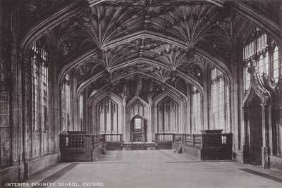Interior, Divinity School, Oxford by English Photographer