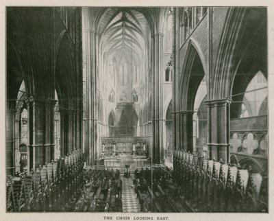 Interior of Westminster Abbey by English Photographer