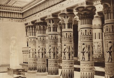 Interior of the Egyptian Museum with the Philae Portico by English Photographer