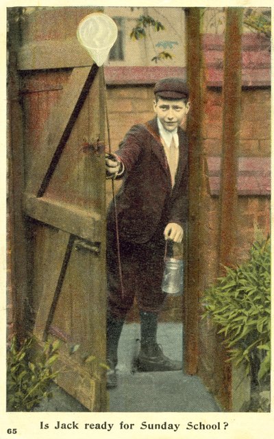 Is Jack ready for Sunday School? by English Photographer