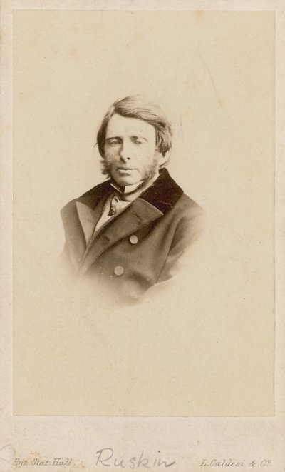 John Ruskin by English Photographer