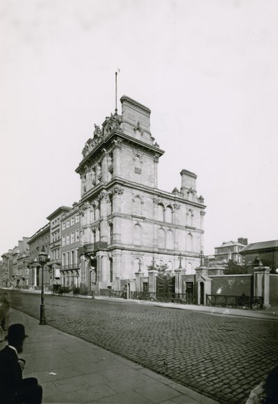 Junior Naval and Military Club, London by English Photographer