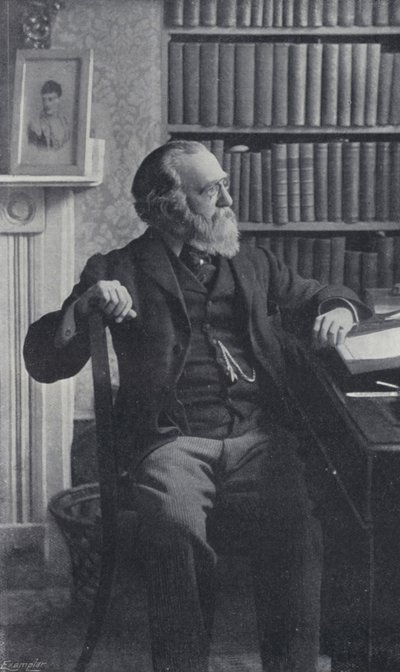 Justin McCarthy in his Study by English Photographer