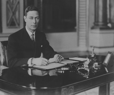 King George VI, at His Desk by English Photographer