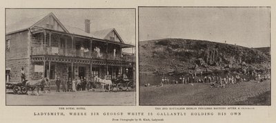Ladysmith, where Sir George White is Gallantly holding his Own by English Photographer