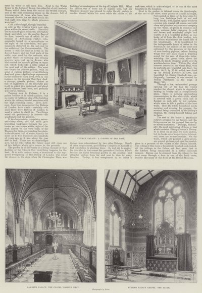 Lambeth and Fulham Palaces by English Photographer