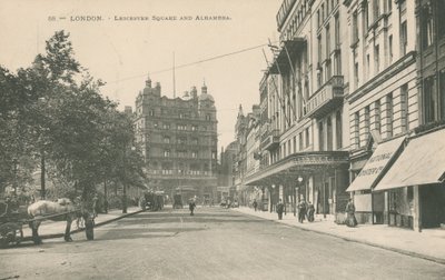 Leicester Square and Alhambra, London by English Photographer