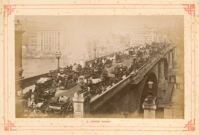 London Bridge, late 19th century by English Photographer