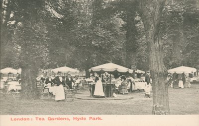 London, Tea Gardens, Hyde Park by English Photographer