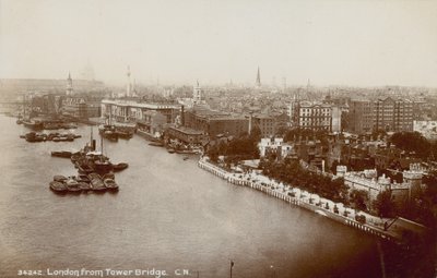 London from London Bridge by English Photographer