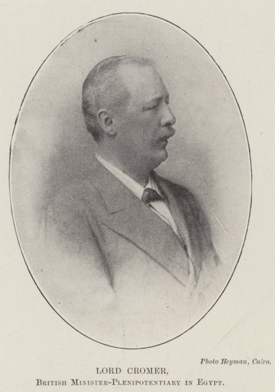 Lord Cromer, British Minister-Plenipotentiary in Egypt by English Photographer