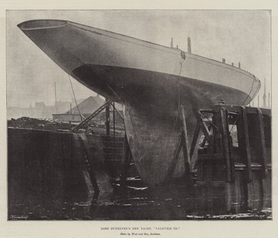 Lord Dunravens New Yacht, Valkyrie III by English Photographer