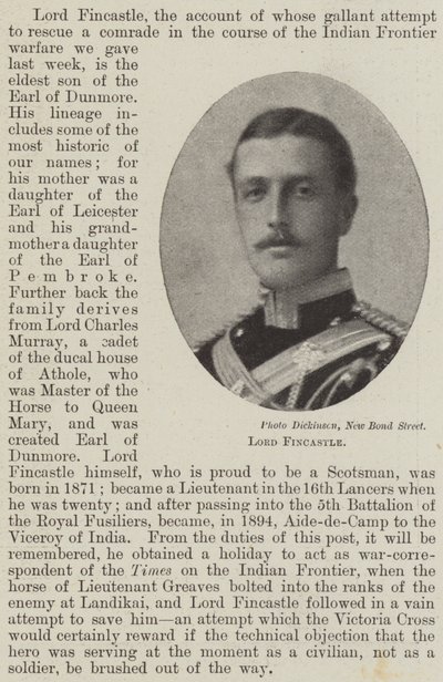 Lord Fincastle by English Photographer