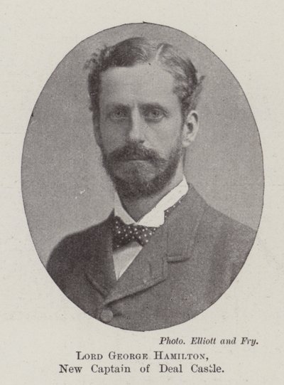 Lord George Hamilton, New Captain of Deal Castle by English Photographer
