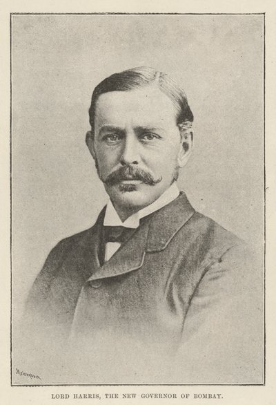 Lord Harris, the New Governor of Bombay by English Photographer