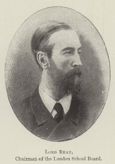 Lord Reay, Chairman of the London School Board by English Photographer