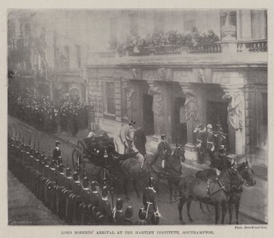 Lord Roberts Arrival at the Hartley Institute, Southampton by English Photographer