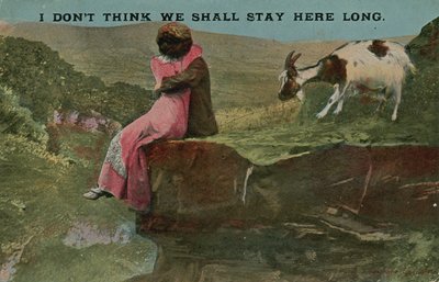 Lovers on cliff: I don