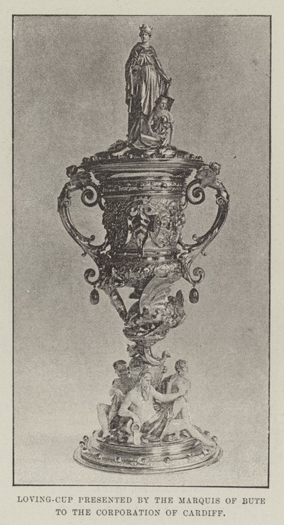Loving-Cup presented by the Marquis of Bute to the Corporation of Cardiff by English Photographer