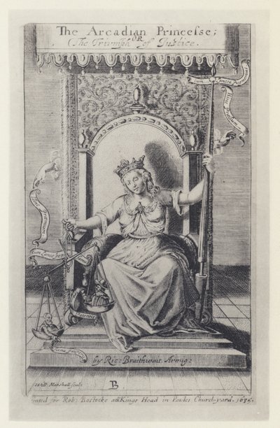 M Silesio, The Arcadian Princess, Tr R Brathwait, T Harper for Bostocke 1635 by English Photographer