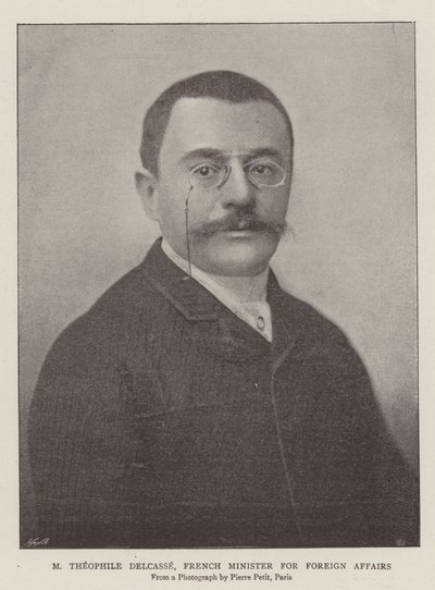 M. Theophile Delcasse, French Minister for Foreign Affairs by English Photographer