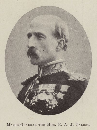Major-General the Honourable R A J Talbot by English Photographer