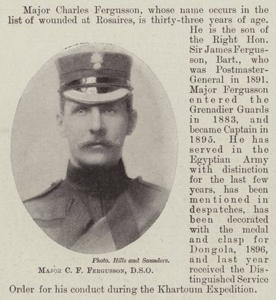Major C. F. Fergusson, DSO by English Photographer