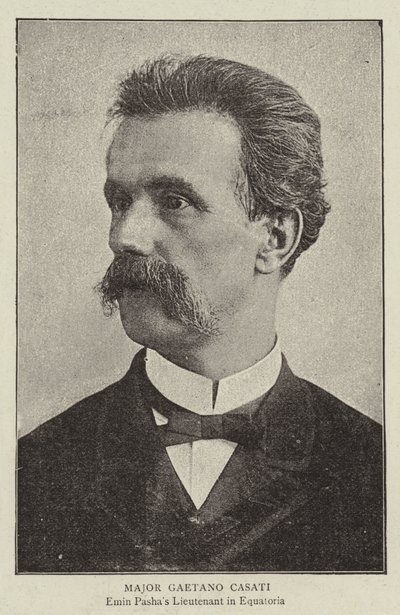 Major Gaetano Casati by English Photographer