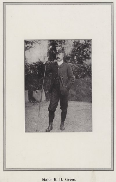 Major R H Green by English Photographer
