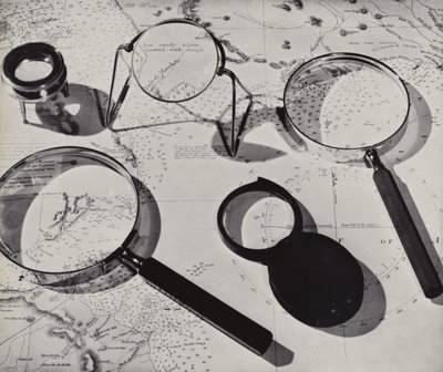 Map and Magnifying Glasses by English Photographer