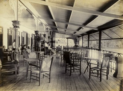 Marine Hotel, Veranda, 1895 by English Photographer