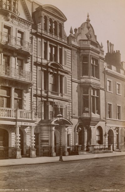 Marlborough Club, London by English Photographer