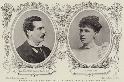 Marriage of the Honourable W F D Smith, MP for the Strand by English Photographer