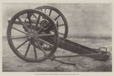 Maxim-Nordenfeldt Quick-Firing Mountain-Gun for the Cape by English Photographer