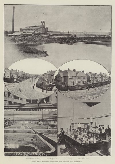 Messers Lever Brothers Soap Works, Port Sunlight, Near Birkenhead by English Photographer