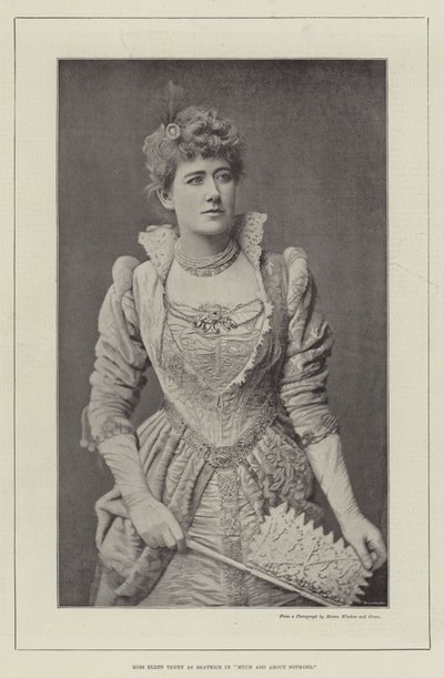 Miss Ellen Terry as Beatrice in Much Ado About Nothing by English Photographer