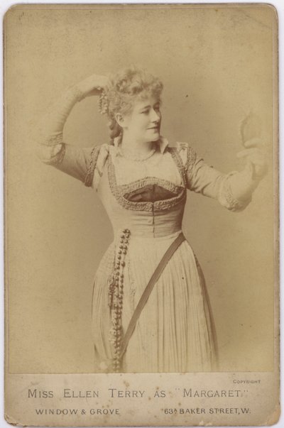 Miss Ellen Terry as Margaret by English Photographer