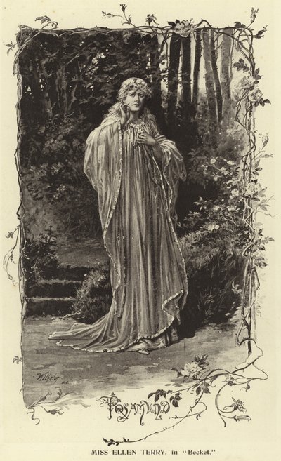 Miss Ellen Terry, in Becket by English Photographer