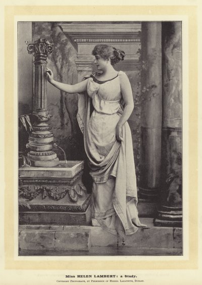Miss Helen Lambert: a Study by English Photographer