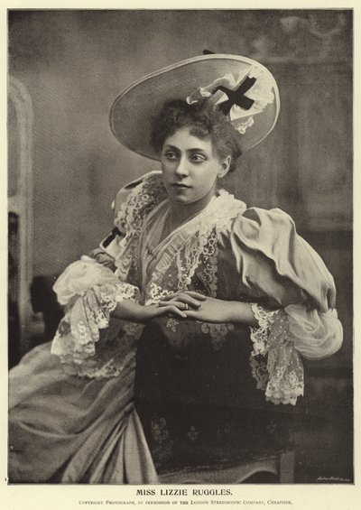 Miss Lizzie Ruggles by English Photographer