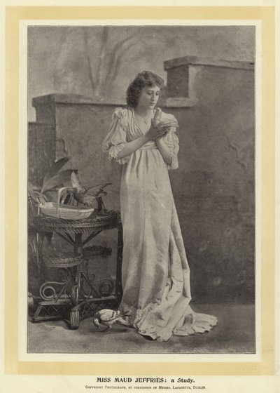 Miss Maud Jeffries: a Study by English Photographer